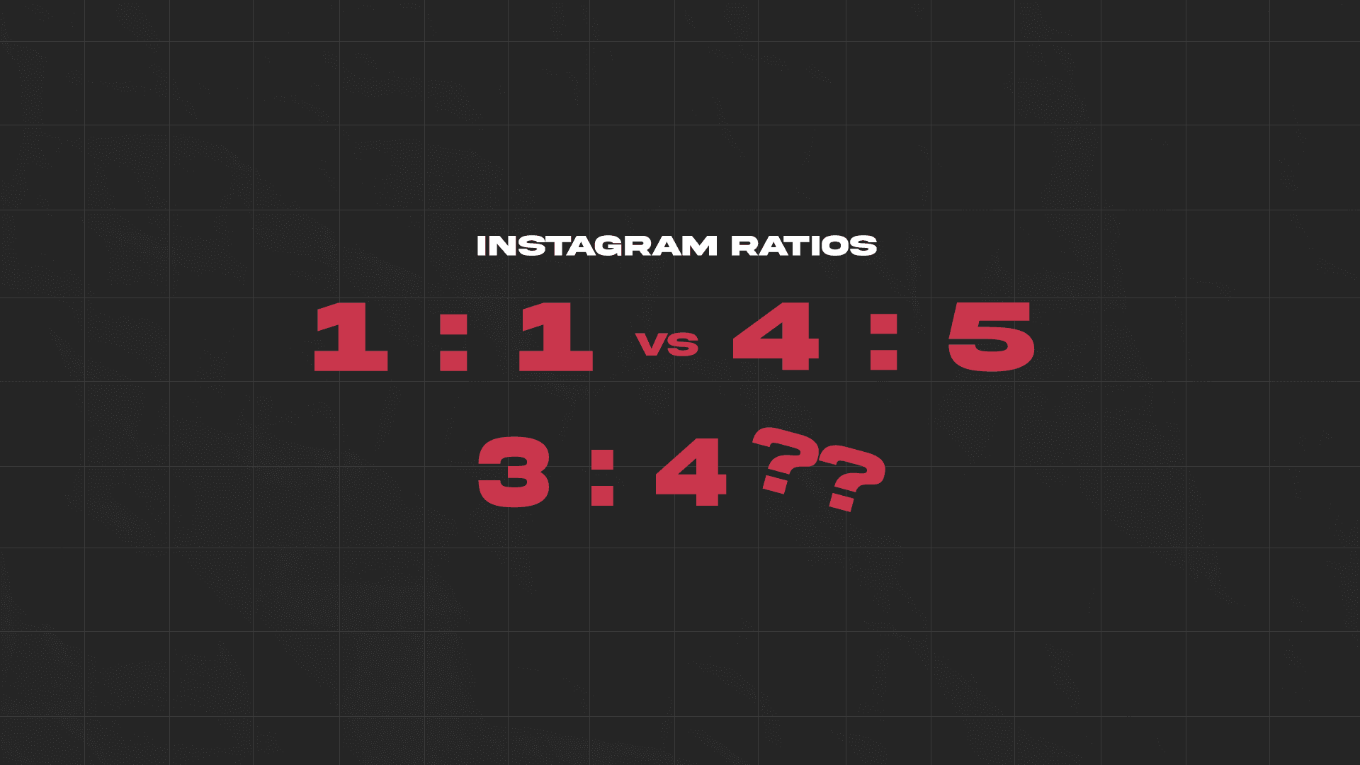 How post ratio rules changed on Instagram and are they going to change again?